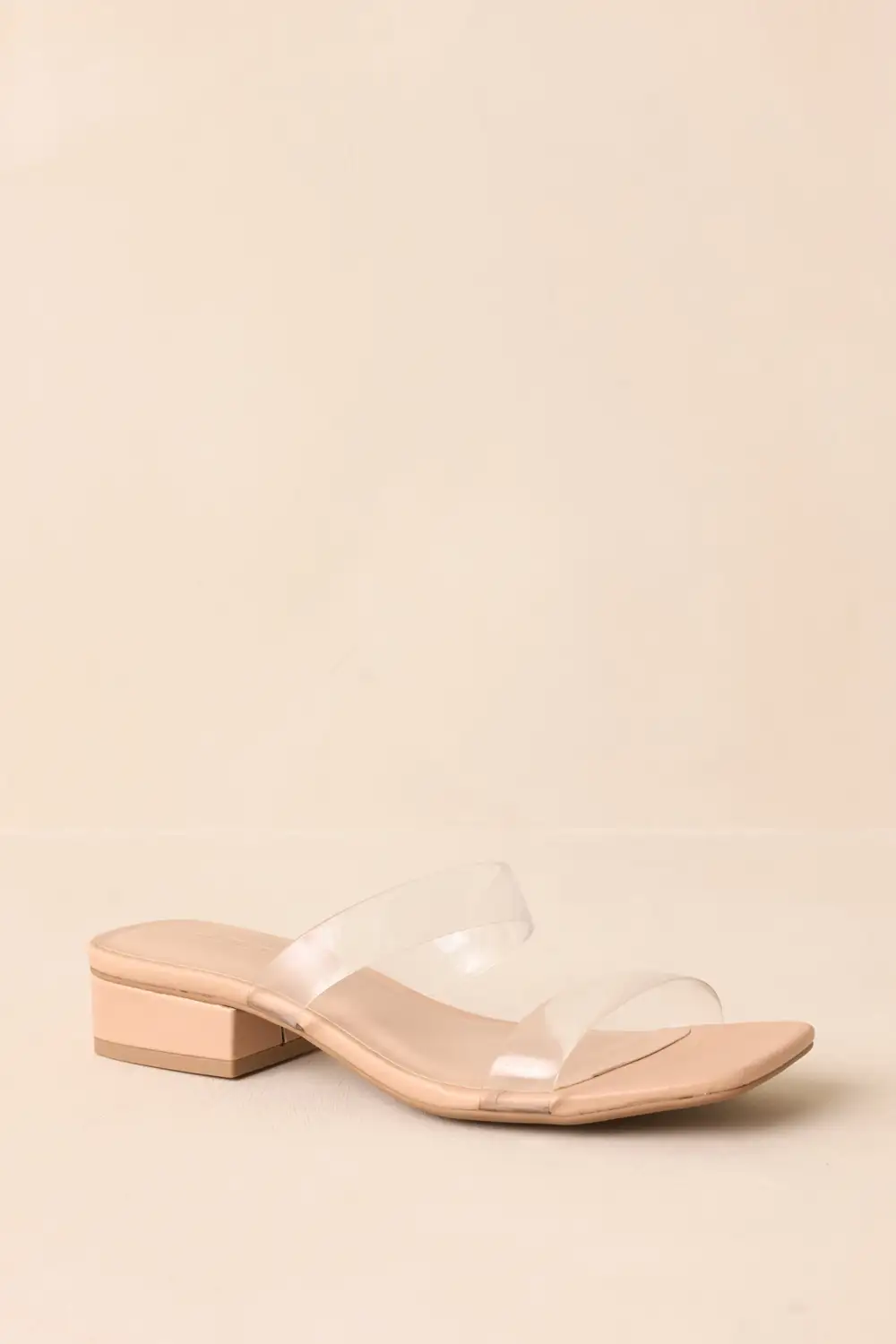 Double Strap low Heeled Sandals