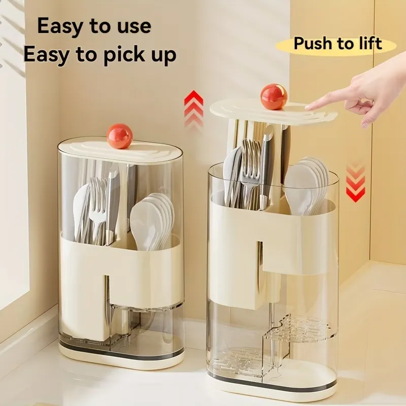 Push-Up Utensil Organizer