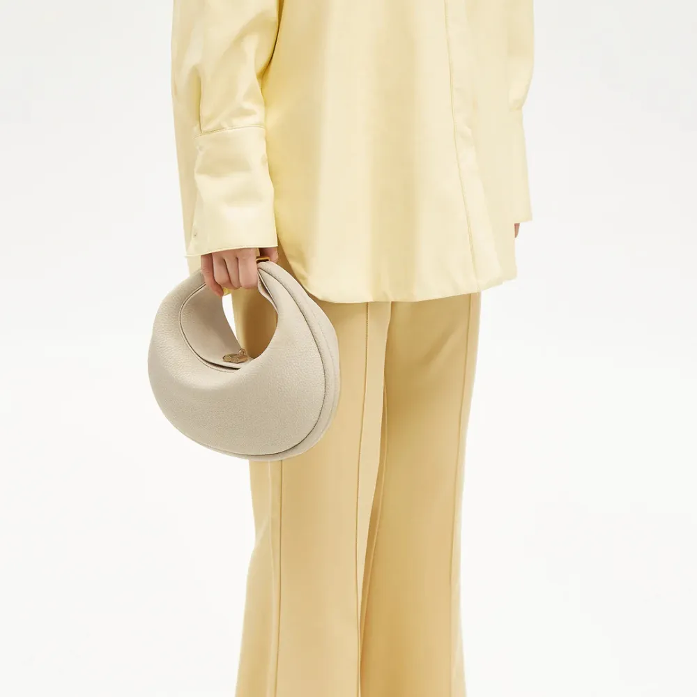 Smooth Crescent Handbag