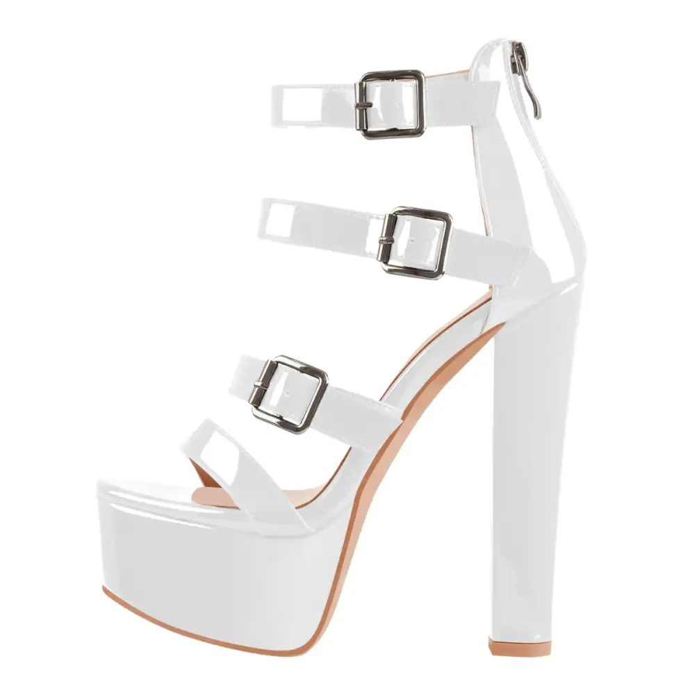 Platform Chunky High Heel Sandals