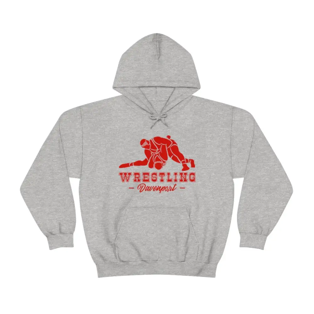 Everyday Retro Text Wrestling Graphic Pullover Hoodie