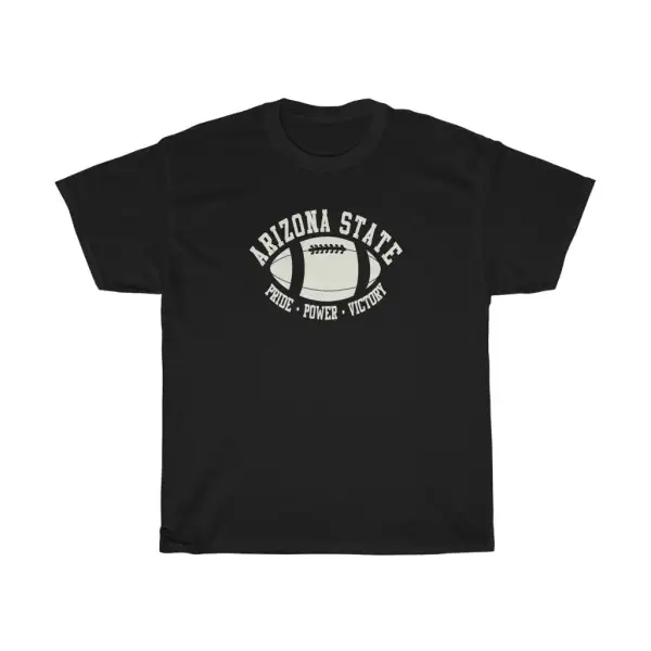 Arizona State Pride Football T-Shirt - Pride, Power, Victory