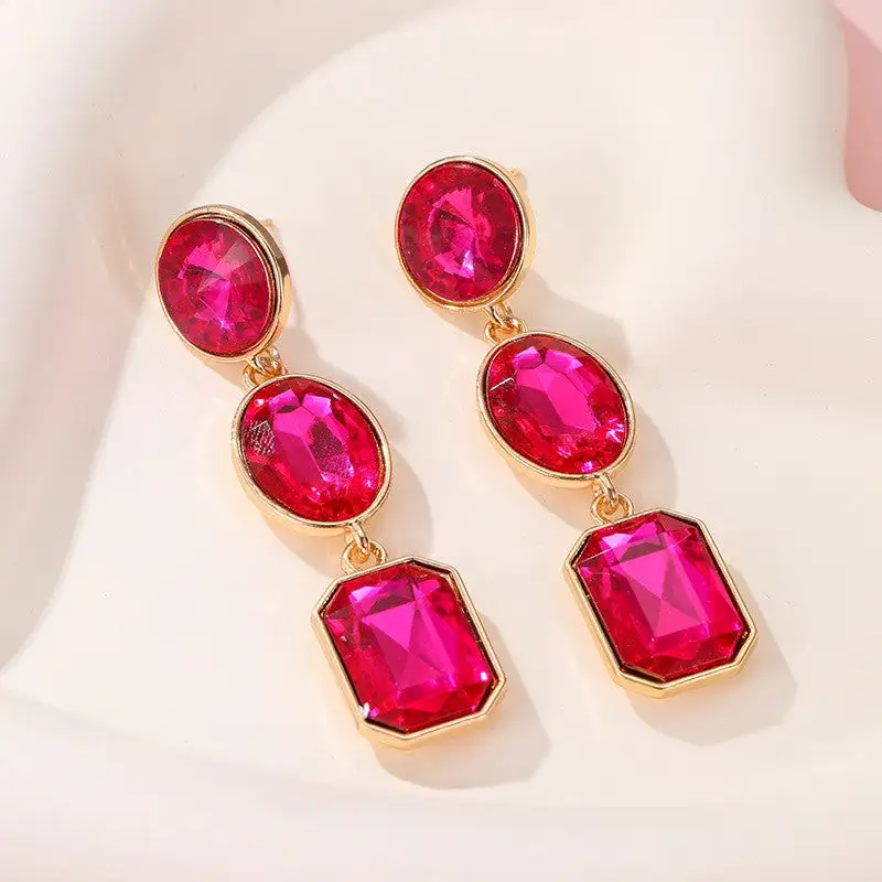 Triple Drop Layer Fuchsia merald