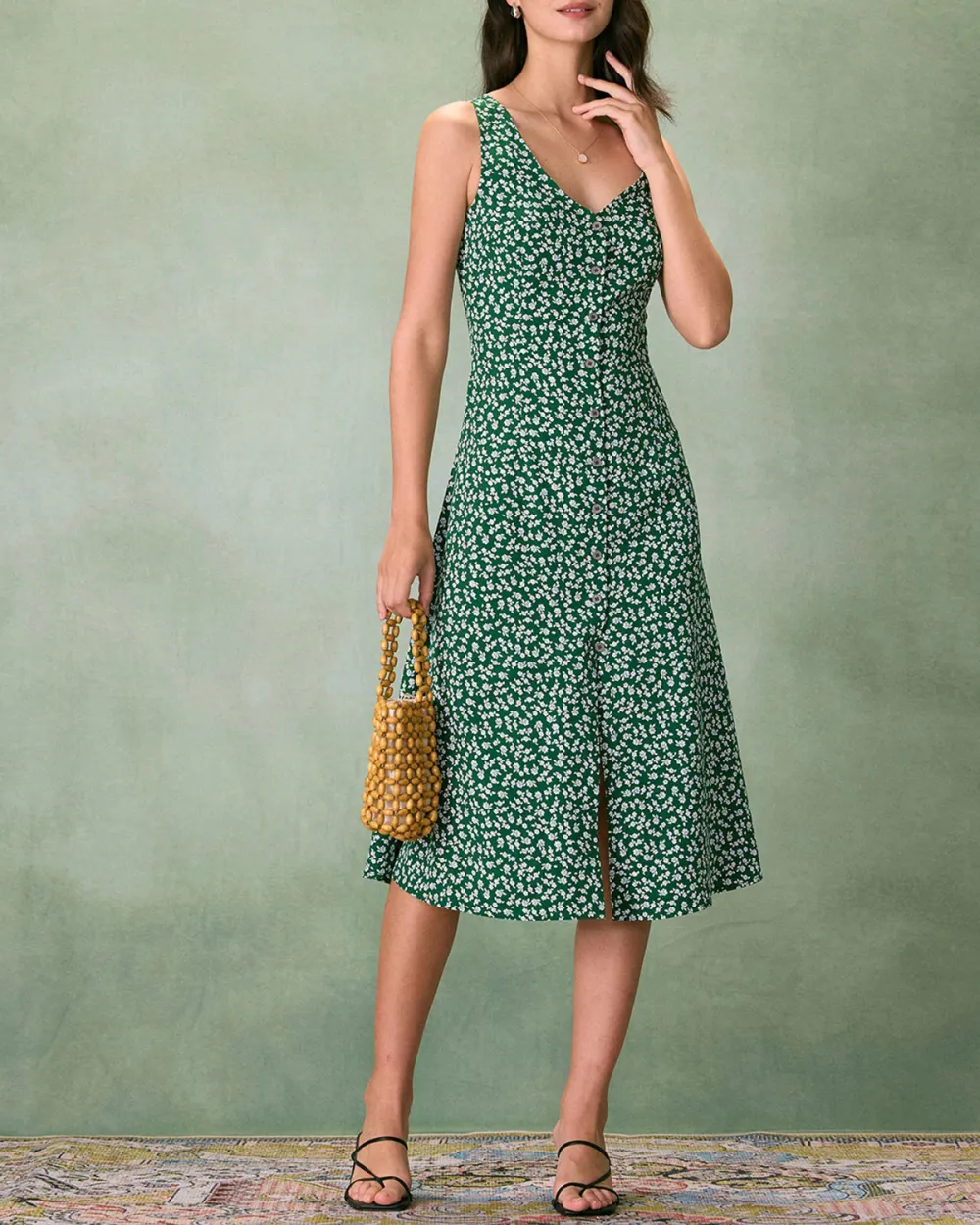 Sleeveless Skinny High Waist Dress