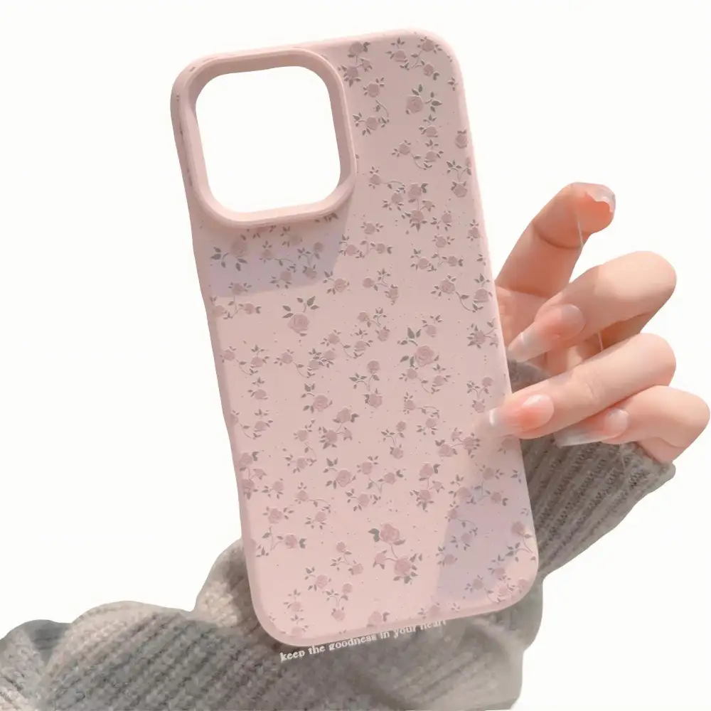 Floral Cat Matte Phone Case