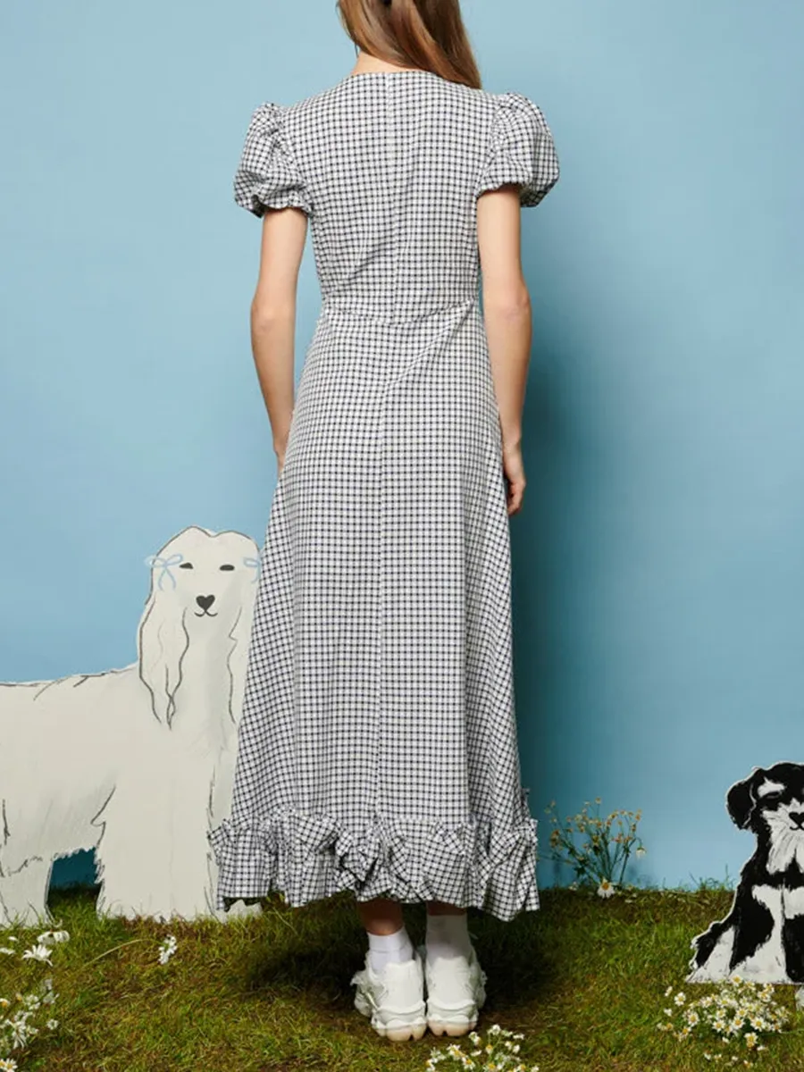 Crew Neck Midi Dress