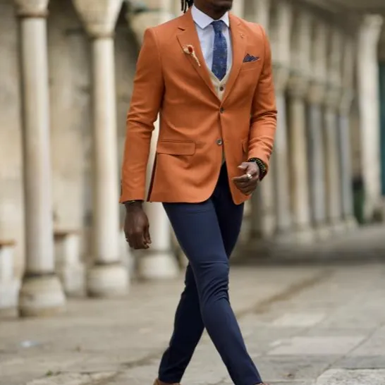 Slim Fit Cotton Blazer