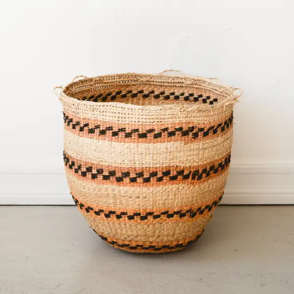 Basket with Yanomami Painting